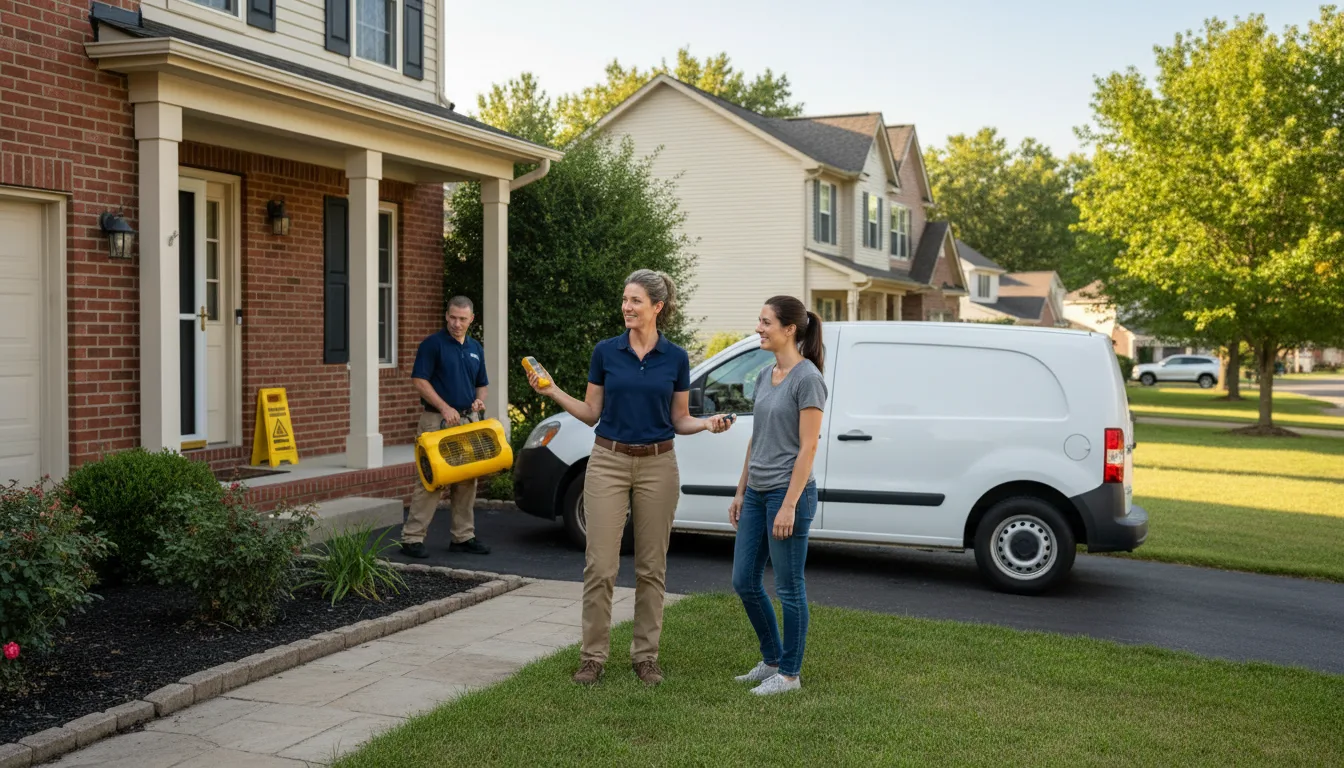 Water restoration image for Mold Remediation in Sherborn, MA